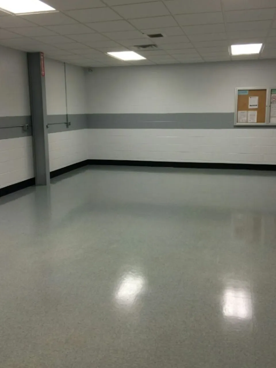 After Floor Stripping And Waxing ()